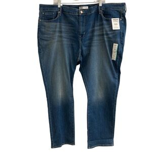 Signature By Levi Strauss NEW Women's Mid-Rise Straight Jeans Size 28M 39x32